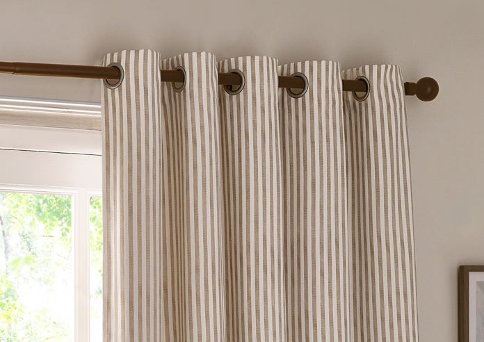 Hebden Eyelet, Natural - Ready Made Curtains - Image 9
